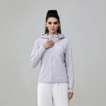 Women Full Face Cover UV Protection Hoodie, Lightweight Portable Outdoor Yoga Sun Shirt