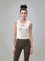 Stretchy striped slim-fit cropped sports top, high-elastic yoga sports tank top - Image 2