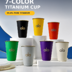 99.8% Pure Titanium Tumbler – Lightweight Colorful Reusable Cup