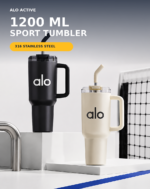 Large 316 Stainless Steel Insulated Tumbler – Travel Cup with Handle