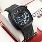 Bonest Gatti BG6601-A Racing Skeleton Automatic Watch – Leather Strap Men’s Watch - Image 3