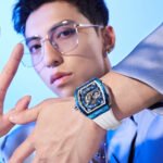 Bonest Gatti Tonneau Skeleton Automatic Watch for Men – Silicone Band