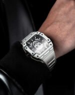 German Carbon Fiber Automatic Watch for Men – Luxury Mechanical Gift Timepiece - Image 2