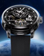 Bonest Gatti BG4003 Round Skeleton Automatic Watch – Nylon Strap - Image 4