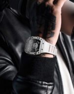 German Carbon Fiber Automatic Watch for Men – Luxury Mechanical Gift Timepiece
