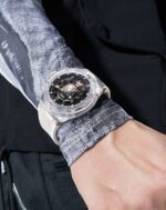 Bonest Gatti Polygon Crystal Skeleton Automatic Watch for Men - Image 2