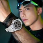Bonest Gatti Crystal Skeleton Automatic Watch for Men