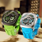 Bonest Gatti BG6601-A Racing Skeleton Automatic Watch – Leather Strap Men’s Watch