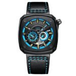 Bonest Gatti BG6601-B Racing Skeleton Automatic Watch – Leather Strap Men’s Watch - Image 2