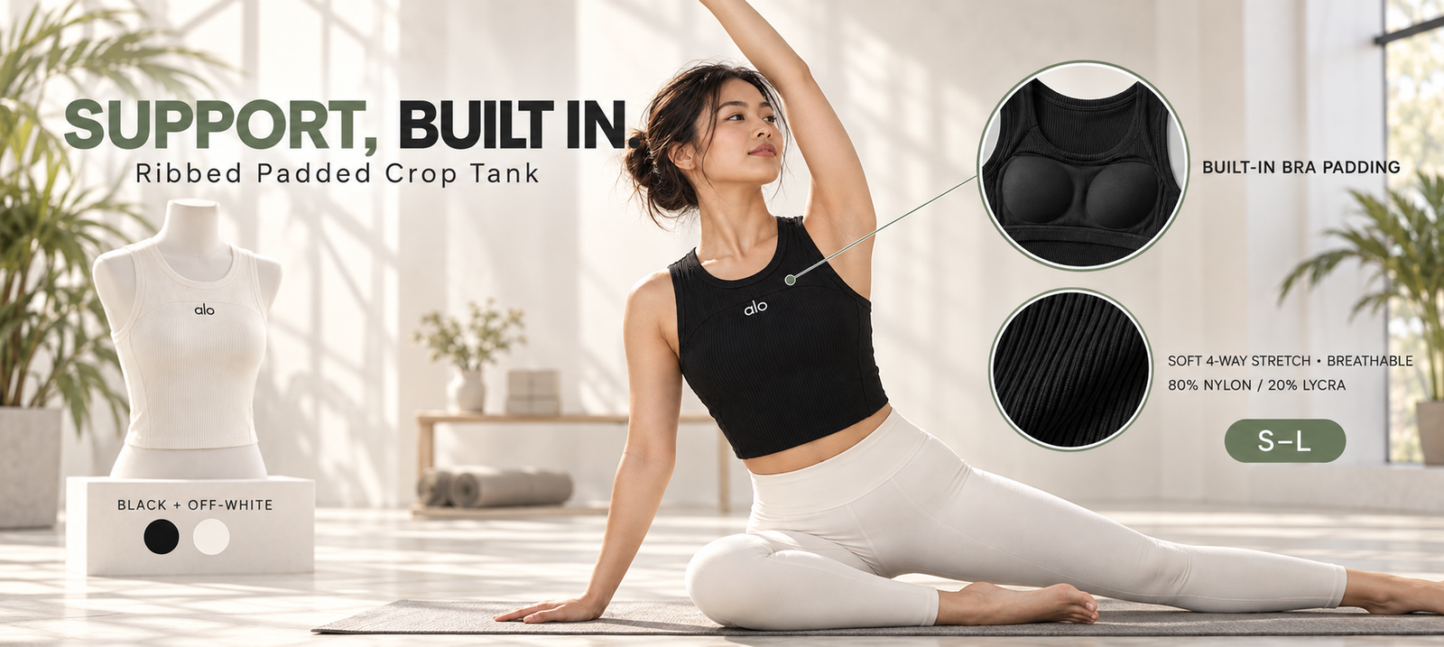 ALO Built-In Padding Sports Bra